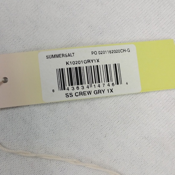 Summersalt The Colorblock Crew Short Sleeve Sweater - Picture 9 of 9